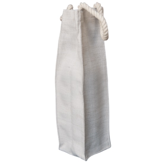 Torba - pokrowiec lniany na butelkę do nadruku